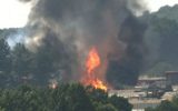 آتش‌سوزی در کارخانه مواد شیمیایی آمریکا