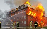 ۲۵ مصدوم در حادثه آتش سوزی خوابگاه دانشجویی